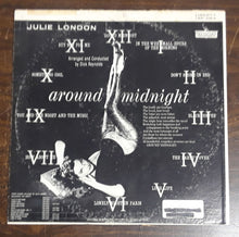 Charger l&#39;image dans la galerie, Julie London : Around Midnight (LP, Album, Mono)
