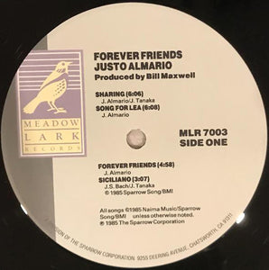 Justo Almario : Forever Friends (LP, Album)