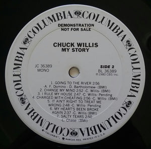 Chuck Willis : My Story (LP, Comp, Mono, Promo)