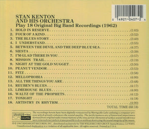 Stan Kenton And His Orchestra : 18 Original Big Band Recordings (1962) (CD)