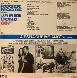 Marvin Hamlisch : Soundtrack Original De La La Espia Que Me Amo (LP, Est)