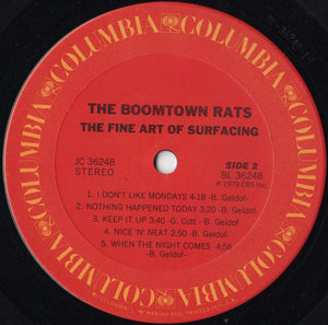 The Boomtown Rats : The Fine Art Of Surfacing (LP, Album, Ter)