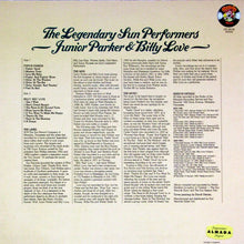 Laden Sie das Bild in den Galerie-Viewer, Junior Parker* / Billy Love* : The Legendary Sun Performers (LP, Comp, Mono)
