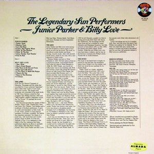 Junior Parker* / Billy Love* : The Legendary Sun Performers (LP, Comp, Mono)