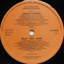 Load image into Gallery viewer, Junior Parker* / Billy Love* : The Legendary Sun Performers (LP, Comp, Mono)
