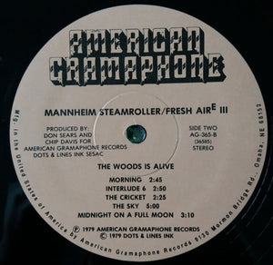 Mannheim Steamroller : Fresh Aire III (LP, Album, RE, 681)