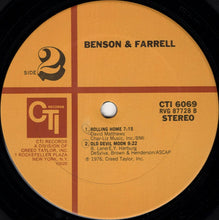 Laden Sie das Bild in den Galerie-Viewer, George Benson &amp; Joe Farrell : Benson &amp; Farrell (LP, Album, San)

