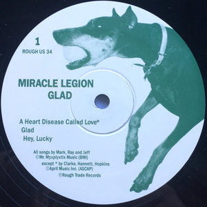 Miracle Legion : Glad (LP, MiniAlbum)