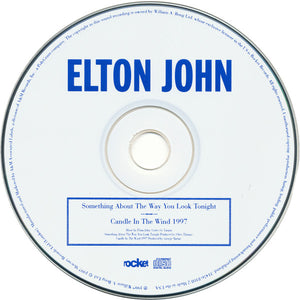 Elton John : Something About The Way You Look Tonight / Candle In The Wind 1997 (CD, Single, Pit)