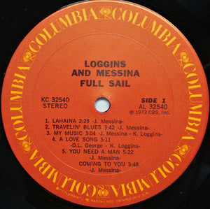 Loggins & Messina* : Full Sail (LP, Album, Pit)