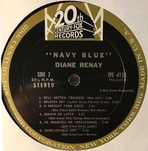 Diane Renay : Navy Blue (LP, Album)