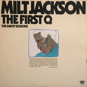 Milt Jackson : The First Q (LP, Album, RE)