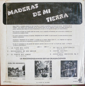 Maderas De Mi Tierra* : Marimba "Maderas de Mi Tierra" (LP, Album)