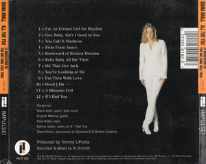 Diana Krall : All For You (A Dedication To The Nat King Cole Trio) (CD, Album, PMD)