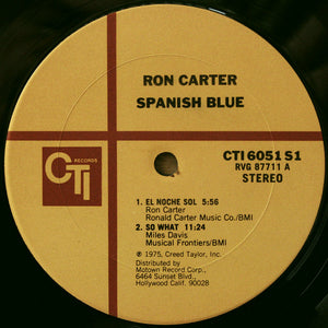 Ron Carter : Spanish Blue (LP, Album, Gat)