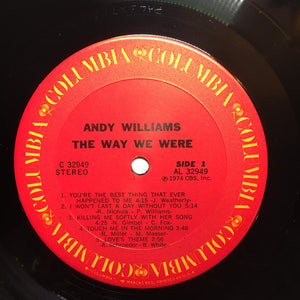 Andy Williams : The Way We Were (LP, RE)