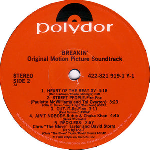 Various : Breakin' - Original Motion Picture Soundtrack (LP, Comp, 72 )