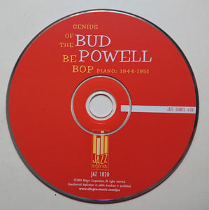 Bud Powell : Genius Of The Be Bop Piano: 1944-1951 (CD, Comp)