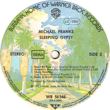Load image into Gallery viewer, Michael Franks : Sleeping Gypsy (LP, Album)
