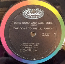 Load image into Gallery viewer, Earle Doud And Alen Robin : Welcome To The LBJ Ranch! (LP, Mono)
