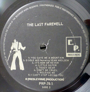 Elvis Presley : The Last Farewell (LP, Unofficial)