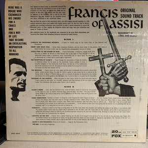 Mario Nascimbene : Francis Of Assisi (Music From The Original Soundtrack) (LP, Album, Mono)