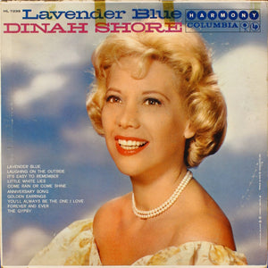 Dinah Shore : Lavender Blue (LP, Styrene)