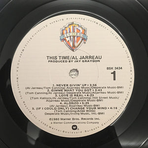 Al Jarreau : This Time (LP, Album, Los)