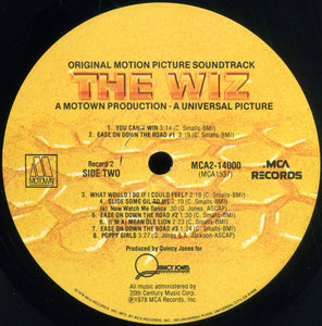 Various : The Wiz (Original Motion Picture Soundtrack) (2xLP, Album, Pin)