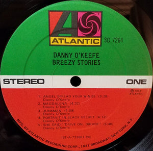 Danny O'Keefe : Breezy Stories (LP, Album, Pre)
