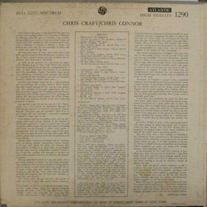 Chris Connor : Chris Craft (LP, Album, Mono)