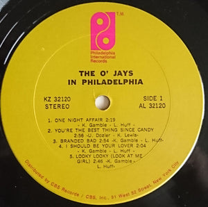 The O'Jays : In Philadelphia (LP, Album, RE, Ter)