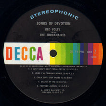 Load image into Gallery viewer, Red Foley With The Jordanaires : Songs Of Devotion (LP, Album, RP)
