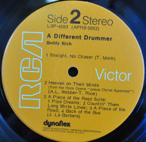 Buddy Rich : A Different Drummer (LP, Album, Dyn)