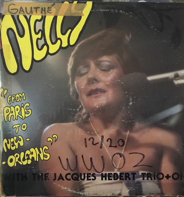Nelly Gauthe, Nelly Gauthe with the Jacques Herbert Trio + One : From Paris To New Orleans (LP)