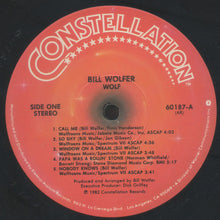 Load image into Gallery viewer, Bill Wolfer : Wolf (LP, Album, AR)
