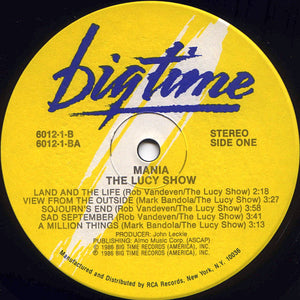 The Lucy Show : Mania (LP, Album, Ind)