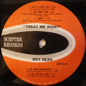 Roy Head : Treat Me Right (LP, Album, Mono)
