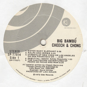 Cheech & Chong : Big Bambú (LP, Album, Ter)