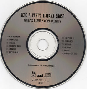 Herb Alpert's Tijuana Brass* : Whipped Cream & Other Delights (CD, Album)