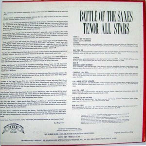 Various : Battle Of The Saxes Tenor All Stars 1945 (LP, Comp, Mono, RE)