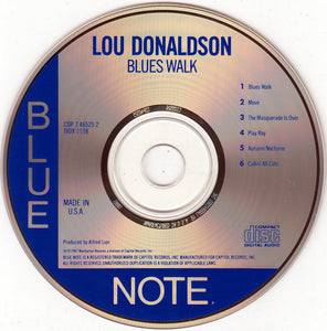 Lou Donaldson : Blues Walk (CD, Album, RE)