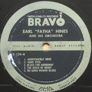 Earl "Fatha" Hines And His Orchestra* : Earl "Fatha" Hines And His Orchestra (LP, Mono)