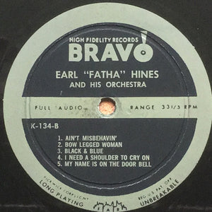 Earl "Fatha" Hines And His Orchestra* : Earl "Fatha" Hines And His Orchestra (LP, Mono)