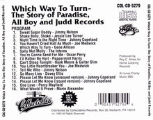 Laden Sie das Bild in den Galerie-Viewer, Various : Which Way To Turn - The Story Of Paradise, All Boy And Judd Records (CD, Comp)
