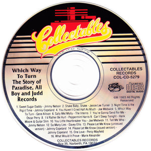 Various : Which Way To Turn - The Story Of Paradise, All Boy And Judd Records (CD, Comp)