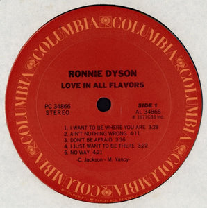 Ronnie Dyson : Love In All Flavors (LP, Album)