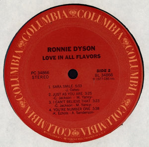 Ronnie Dyson : Love In All Flavors (LP, Album)