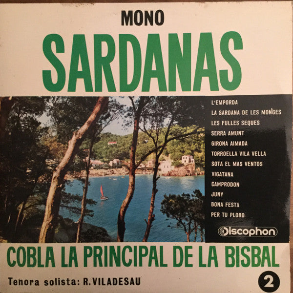 Cobla La Principal De La Bisbal · Tenora Solista: R. Viladesau* : Sardanas 2 (LP, Album, Mono)