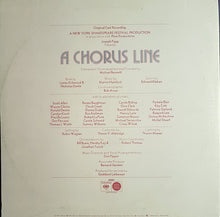 Laden Sie das Bild in den Galerie-Viewer, Various : A Chorus Line - Original Cast Recording (LP, Album, Pit)
